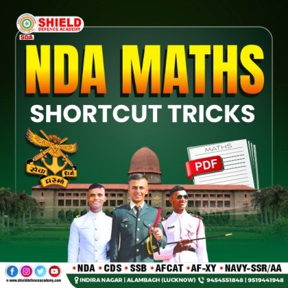 NDA maths shortcut tricks by Shield Defence Academy