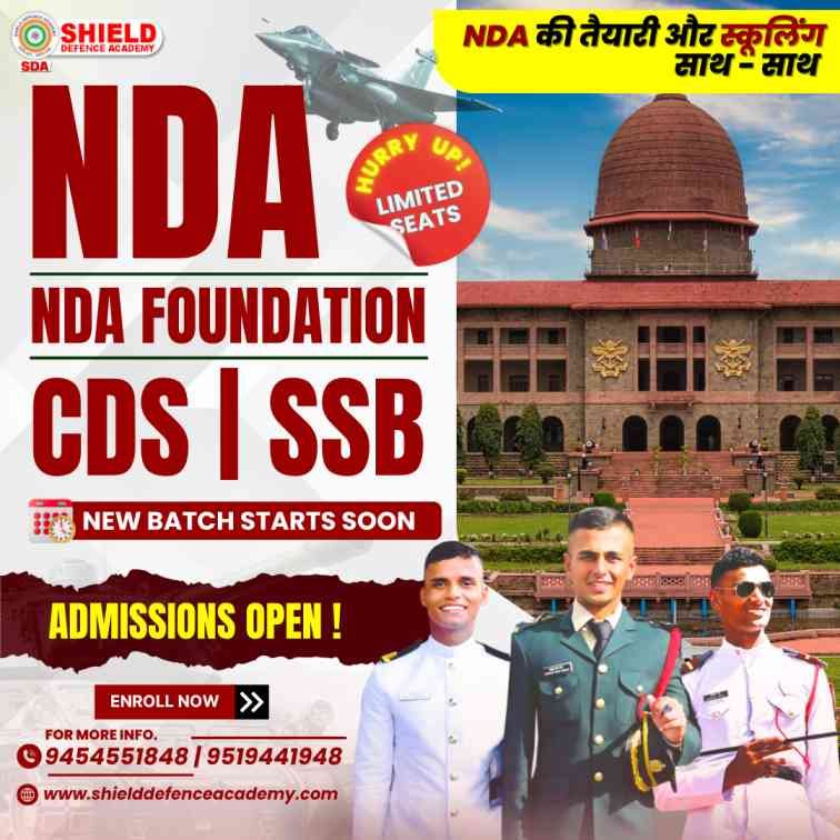 NDA new batch started Join Shield Defence Academy