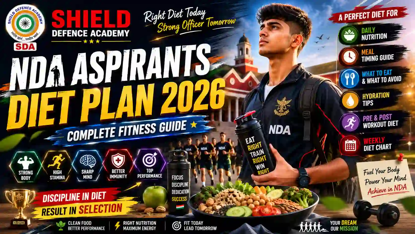 NDA-Aspirants-Diet-Plan-2026–-Complete-Fitness-Guide