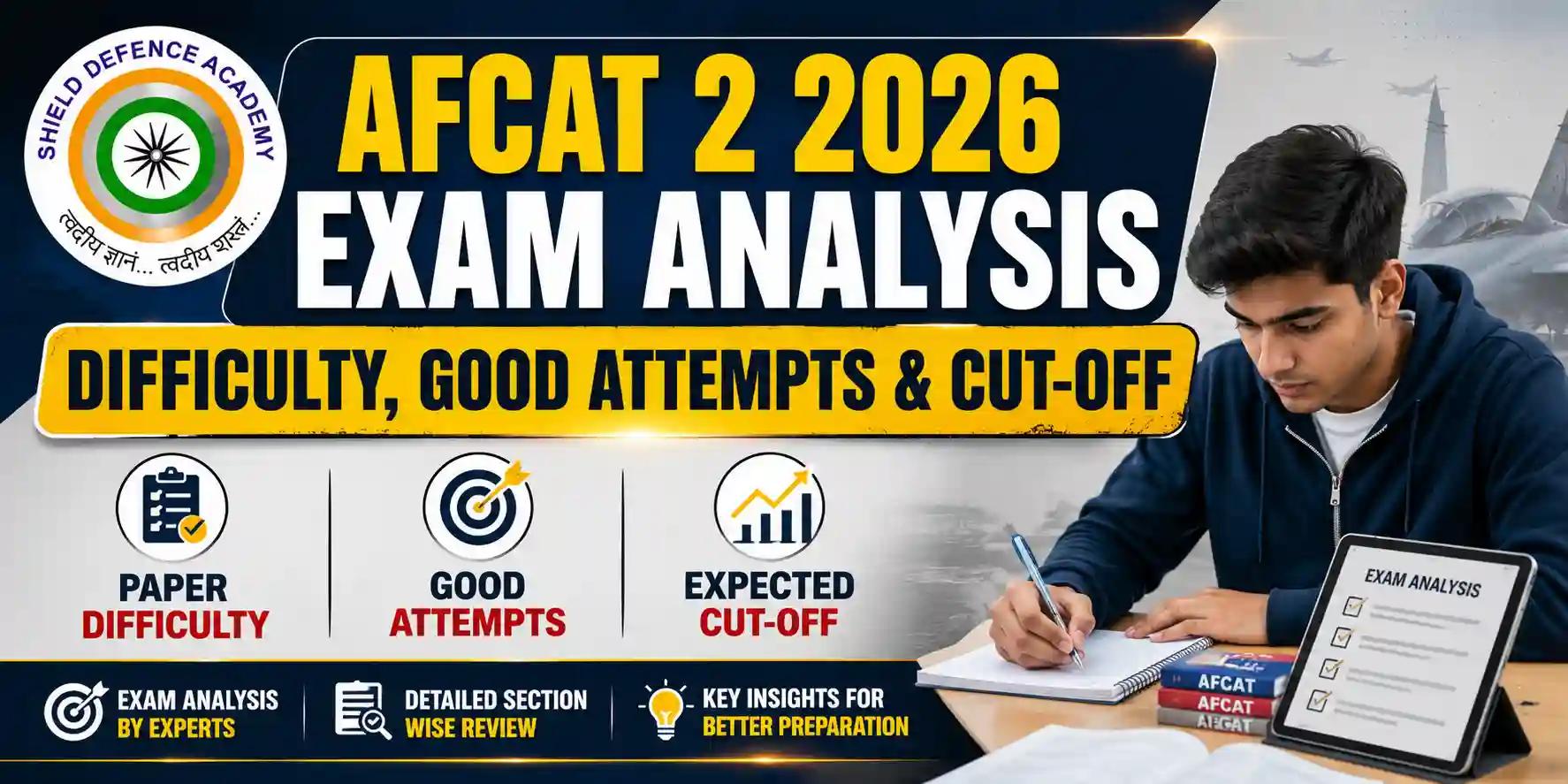 AFCAT-2-2026-Exam-Analysis-Difficulty-Good-Attempts-Cut-Off.