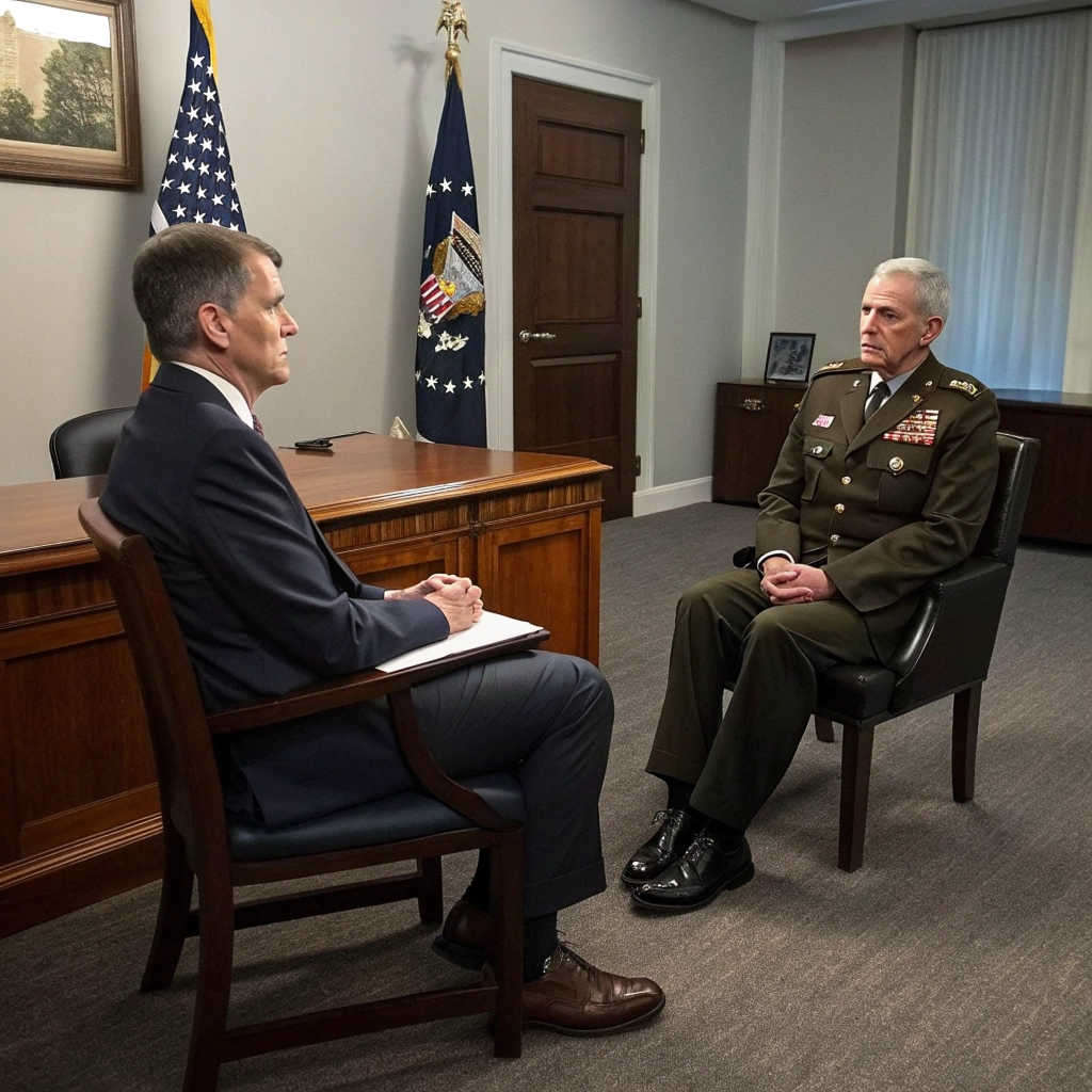 Personal Interview session with a senior military officer.