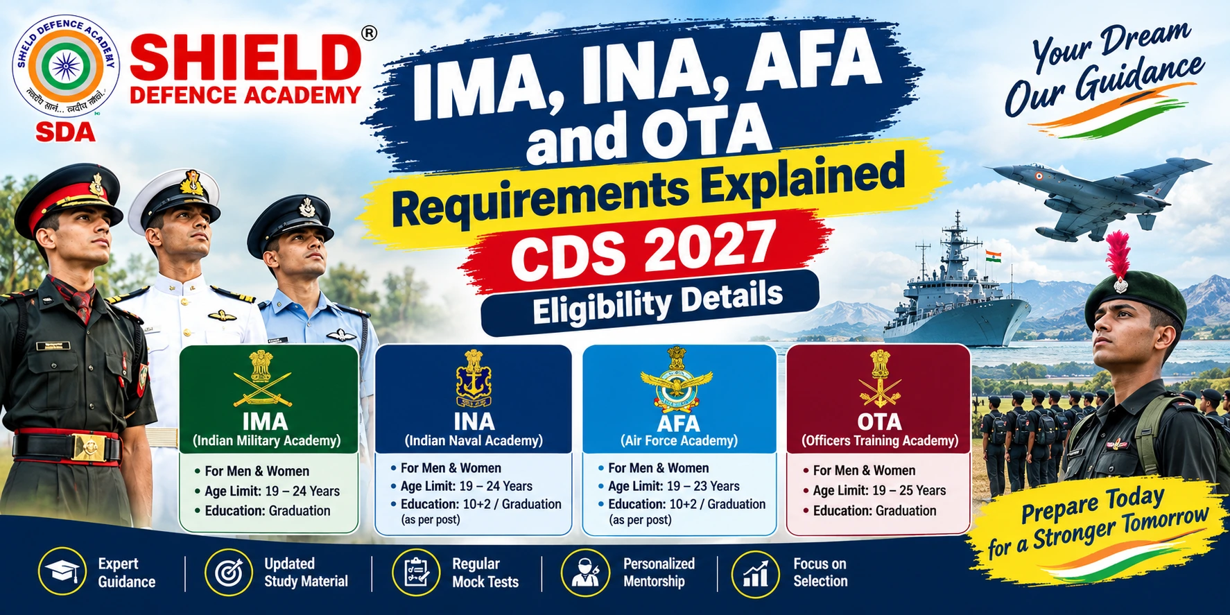 CDS 2027 Defence Academy Guide